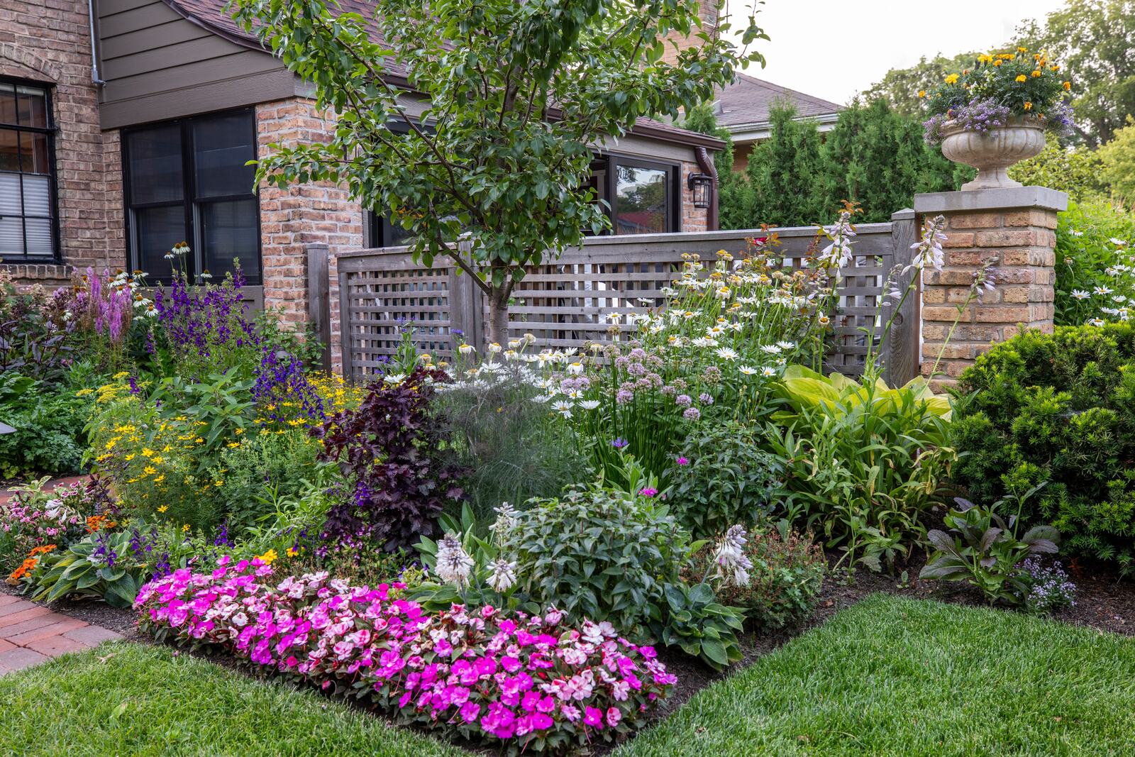 Landscape enhancements in Riverwoods, IL