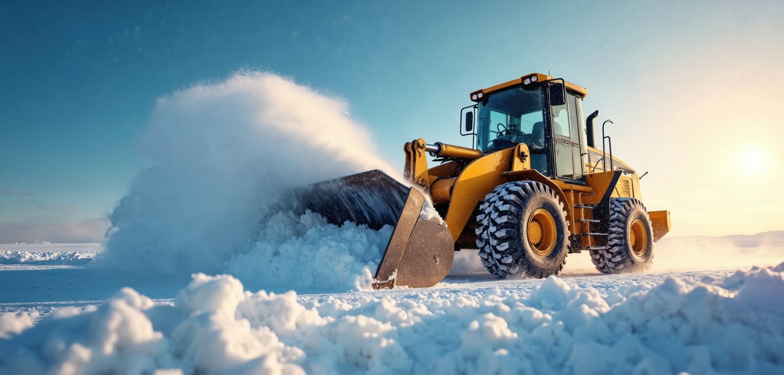 commercial snow plowing Wheeling IL